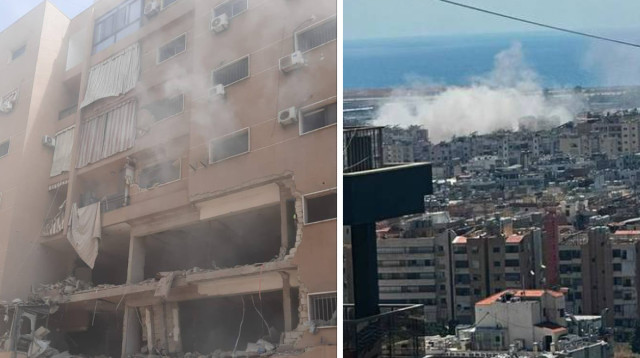 תקיפת צה"ל בלבנון (צילום: רשתות ערביות)