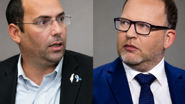אביעד גליקמן, שמחה רוטמן (צילום: יונתן זינדל,חיים גולדברג פלאש 90)