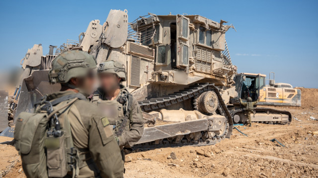 כוחות צה"ל בדרום רצועת עזה (צילום: דובר צה"ל)