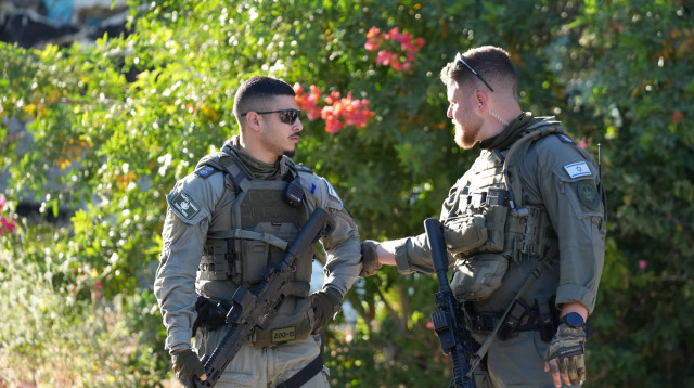 לוחמי מג"ב (צילום: דוברות המשטרה)