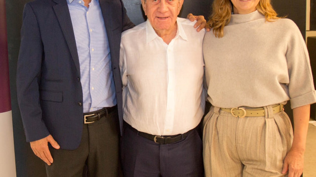 רוית הוברפלד, אלפרד אקירוב ודני בן שחר (צילום: עומר לוי)