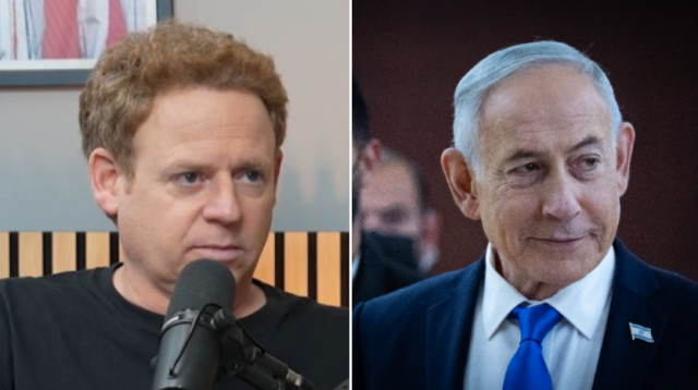 ליאור שליין, בנימין נתניהו (צילום: בסלון של יסמין, יונתן זינדל פלאש 90)