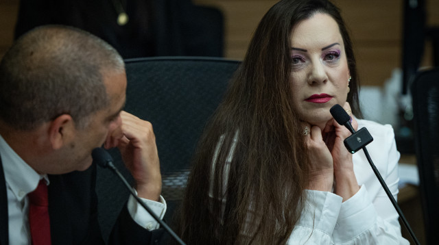 טלי גוטליב בדיון בוועדת הכנסת על חסינותה (צילום: יונתן זינדל, פלאש 90)