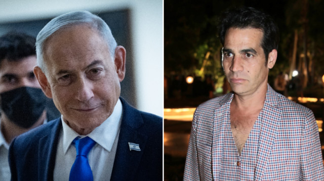 אביב גפן, בנימין נתניהו (צילום: אור גפן, יונתן זינדל פלאש 90)