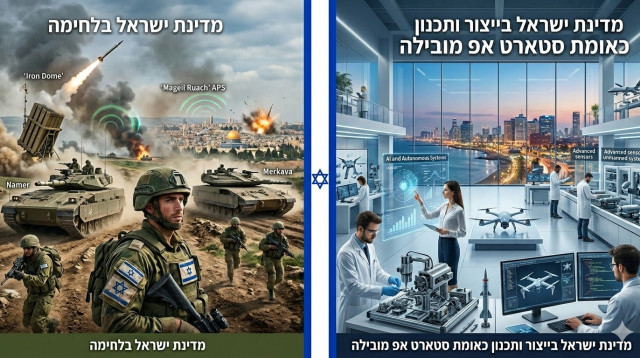 מעצמת ה-Defense Tech (צילום: AI,ד"ר איתן לסרי)