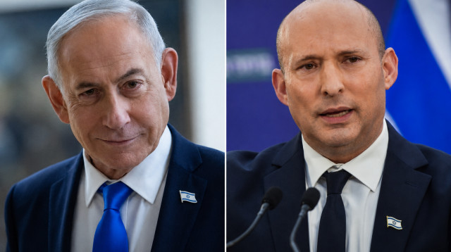 נפתלי בנט, בנימין נתניהו (צילום: אבשלום ששוני,יונתן זינדל, פלאש 90)
