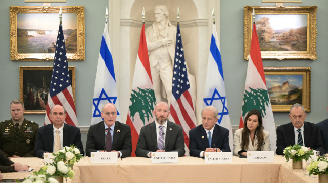 שיחות המו"מ בין ישראל ללבנון (צילום: Oliver Contreras / AFP via Getty Images)