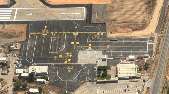 שדה התעופה בראש פינה (צילום: משרד התחבורה והבטיחות בדרכים)