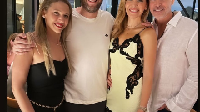 מימין: עודד ברק ומירי מיכאלי במסיבת יום ההולדת (צילום: מתוך האינסטגרם)