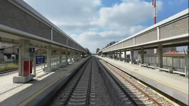 תחנת רכבת חדרה מזרח (צילום: רכבת ישראל)