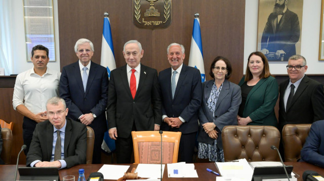 תקצוב תוכנית יהדות התפוצות, עם נתניהו לוין ושיקלי (צילום: מעיין טואף/לע״מ)