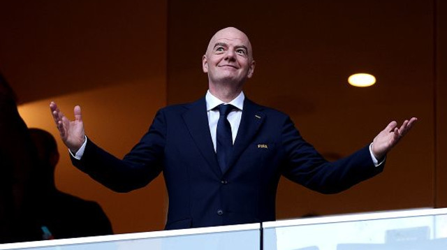 נשיא פיפ"א ג'אני אינפנטינו (צילום: Getty images)