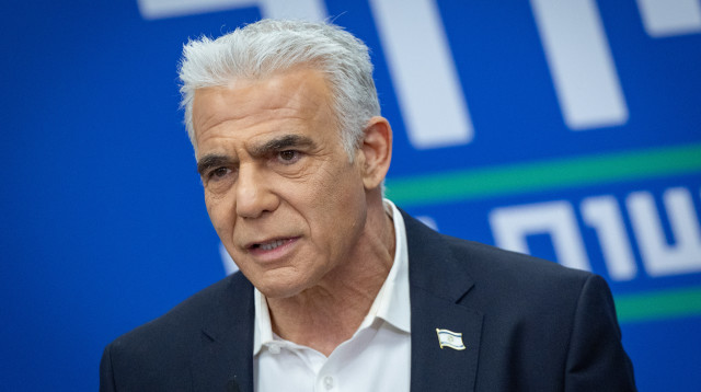יאיר לפיד (צילום: יונתן זינדל פלאש 90)