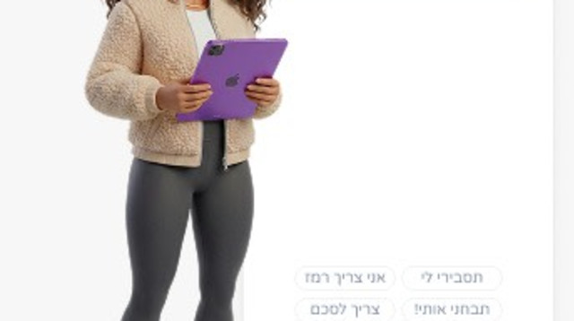 מתוך מערכת העוזרת האישית מעין (צילום: באדיבות ליברי)