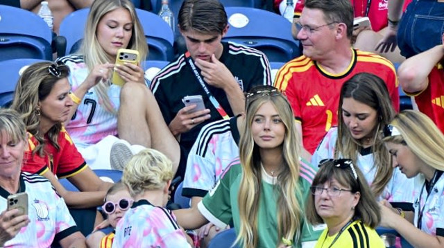 מישל גרציג ביציע (צילום: DIRK WAEM / BELGA MAG / Belga / AFP via Getty Imag)