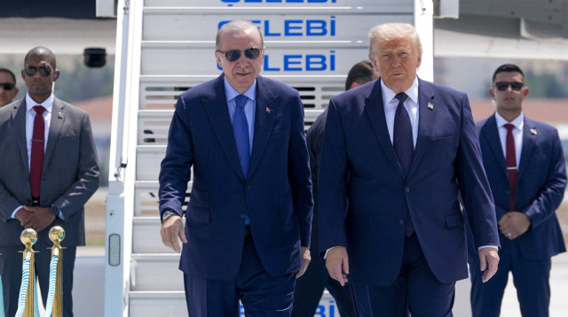 דונלד טראמפ, רג'פ טאיפ ארדואן באנקרה (צילום: רויטרס)