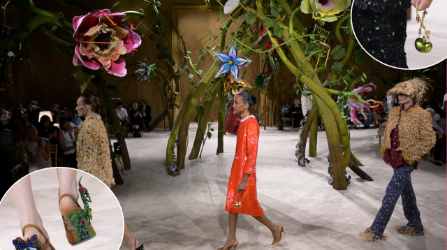 תצוגת ההוט קוטור של שאנל בפריז 26 (צילום: Kristy Sparow/Getty Images, Peter White/Getty Images)