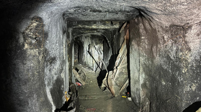המנהרות בתוך הבופור (צילום: אבי אשכנזי)