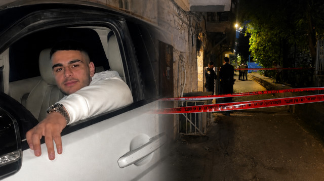 רצח בניהו רזי, זירת האירוע בירושלים (צילום: דוברות המשטרה,רשתות חברתיות, שימוש לפי סעיף 27 א')