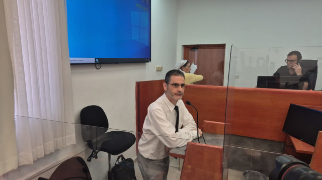 ערן שחם שביט - משפט נתניהו (צילום: גלעד מורג)
