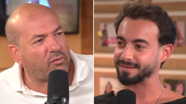 אייל ברקוביץ', ליאור ברקוביץ' (צילום: צילום מסך מתוך פודקאסט הקוסם )