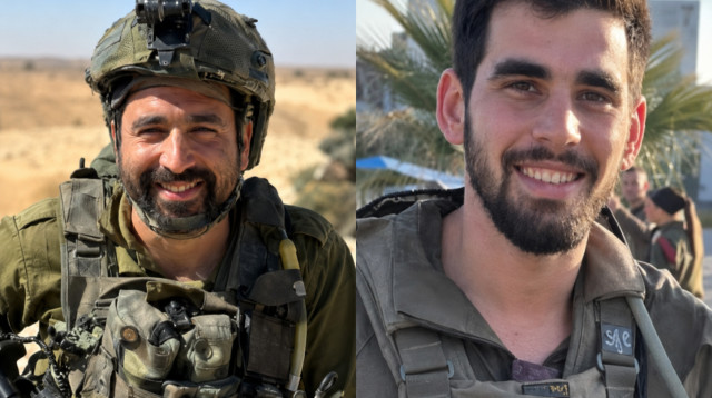 יובל עזרא ובניהו מלט ז"ל (צילום: דובר צהל)