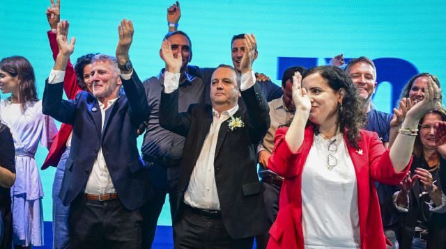 נעמה לזימי, גלעד קריב, יאיר גולן (צילום: פלאש 90)