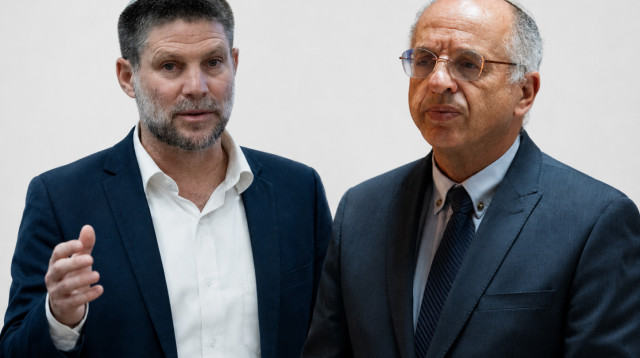 סולברג וסמוטריץ' (צילום: פלאש 90,בינה מלאכותית)