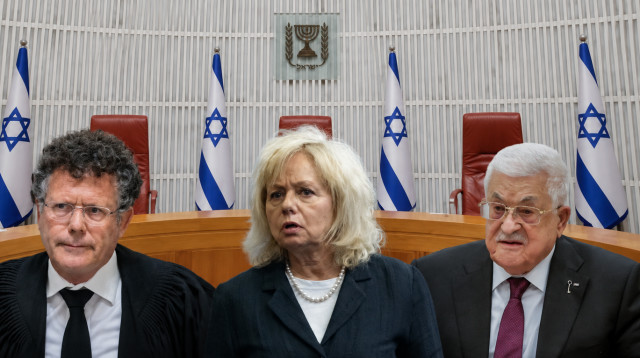אבו מאזן, גלי בהרב מיארה ויצחק עמית (צילום: מרק ישראל סלם,יונתן זינדל,יהודה בן יתח, פלאש 90,חיים גולדברג)
