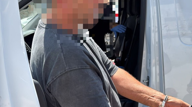 המעצר באשדוד (צילום: דוברות המשטרה)