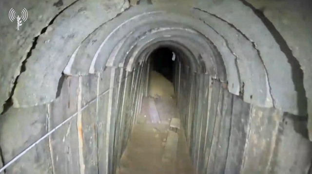 מנהרות של חמאס ברצועת עזה (צילום: דובר צה"ל)