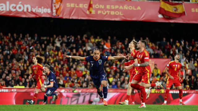 צ'אבי סימונס במדי הולנד (צילום: Florencia Tan Jun - UEFA / Contributor)