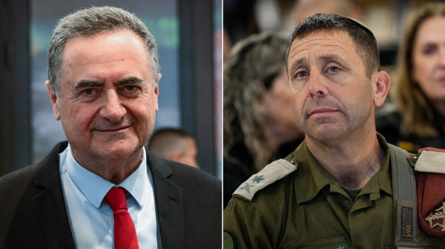 אבי בלוט, ישראל כ"ץ  (צילום: אבשלום ששוני, חיים גולדברג פלאש 90)