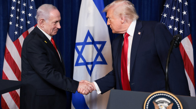 דונלד טראמפ ובנימין נתניהו (צילום: רויטרס)