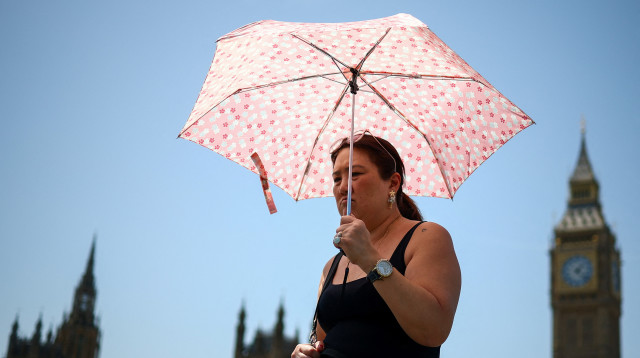 גל חום בלונדון (צילום: REUTERS)