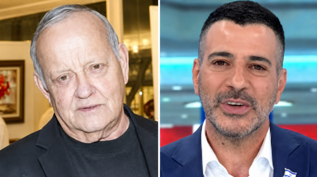 שרון גל, דן שילון (צילום: רפי דלויה, צילום מסך ערוץ 14)
