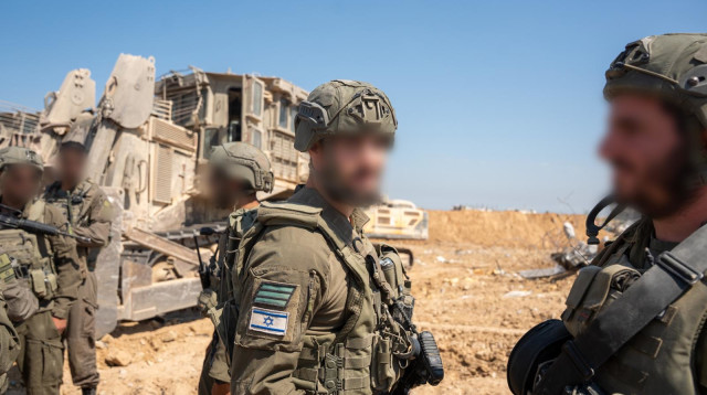 פעילות כוחות חטיבה 188 בדרום רצועת עזה, מזרחית לקו הצהוב (צילום: דובר צה"ל)