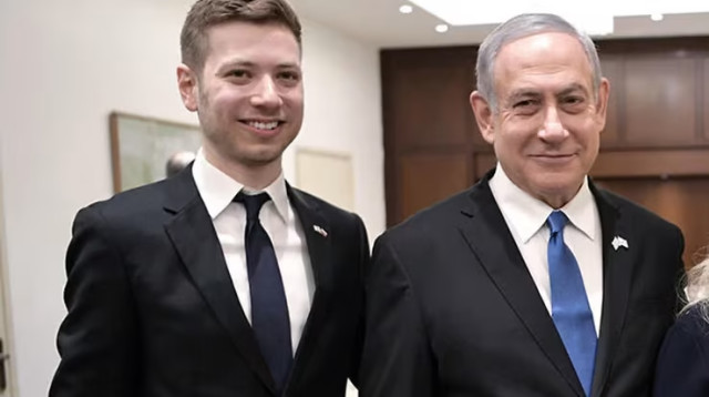בנימין נתניהו, יאיר נתניהו  (צילום: רויטרס)