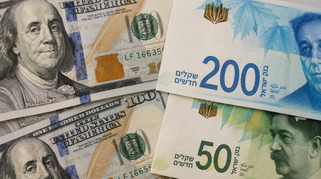 שקל מול דולר (צילום: AI)