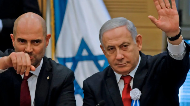 ראש הממשלה בנימין נתניהו ושר המשפטים אמיר אוחנה, 3 באוקטובר 2019 (צילום: אתר רשמי)