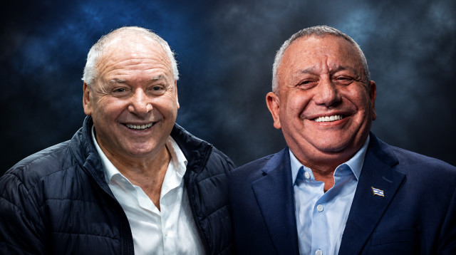 דודי אמסלם, גדי איזנקוט (צילום: פלאש 90)