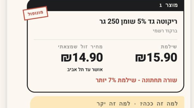 מיטל מכסחת המחירים (צילום: צילום מסך)