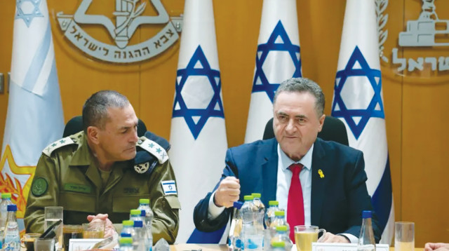 ישראל כ"ץ, אייל זמיר (צילום: אריאל חרמוני, משרד הביטחון)