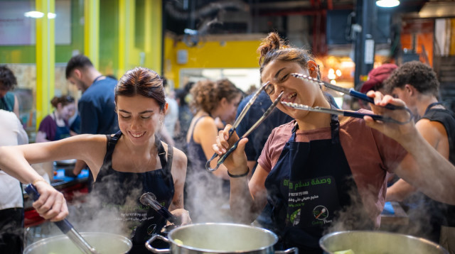 מחנה מבשלים שלום של ארגון הרשת הירוקה (צילום: ארגון הרשת הירוקה)