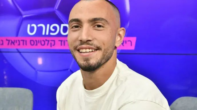 דניאל גולאני באולפן וואלה (צילום: ראובן קסטרו)