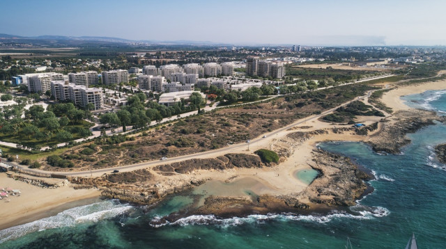שכונה חדשה ליד חוף אכזיב (צילום: הדמיה,3DIVISION)