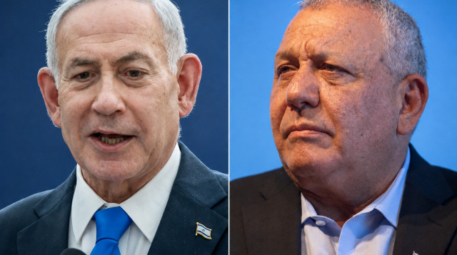 גדי איזנקוט, בנימין נתניהו (צילום: מרים אלסטר, פלאש 90,חיים גולדברג, פלאש 90)