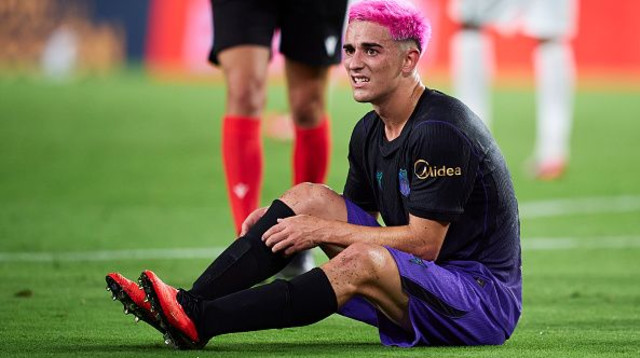 גאבי, שחקן ברצלונה (צילום: Quality Sport Images)