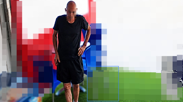 החשוד ברצח יאניס ישובייב (צילום: מצלמות אבטחה)
