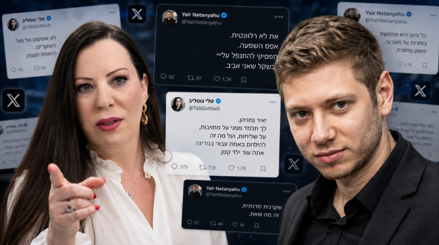 יאיר נתניהו וטלי גוטליב (צילום: איור: מעריב אונליין)